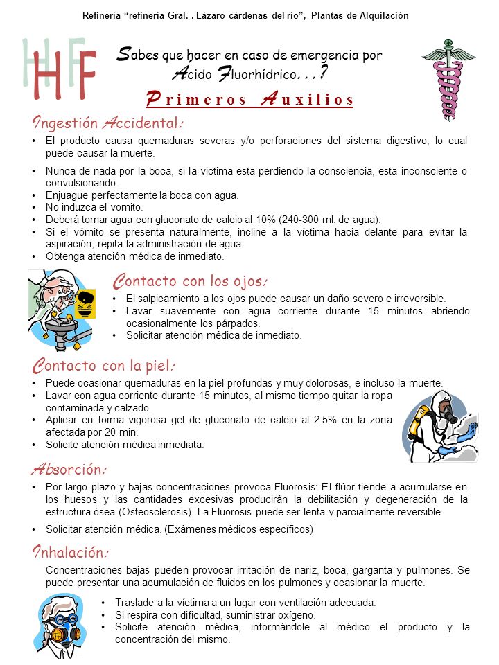 Con que caso acido quemadura en de hacer